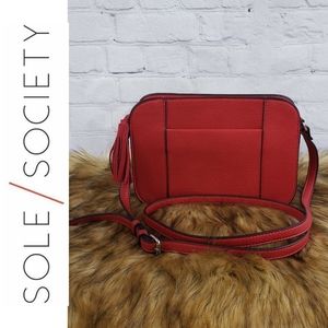 Sole Society Vegan Leather Cross Body Bag